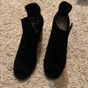 Open toe ankle booties - brand new
